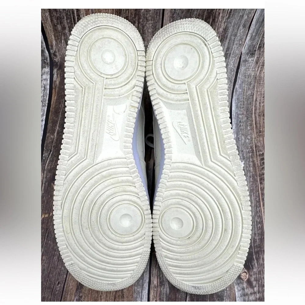 Nike Air Force 1 '07 PRM EMB 'Popcorn' Coconut Milk CW2919-100 Men’s Size 14 AF1